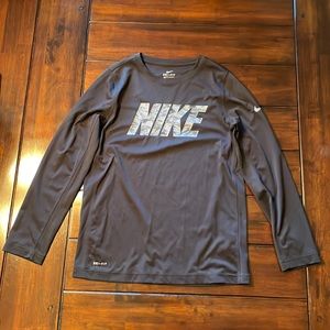 New Nike Dry-Fit Long Sleeve Shirt - Boys Large